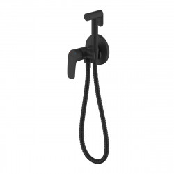 Гигиенический душ со смесителем Milardo Rora RORBLR0M08 (черный матовый)