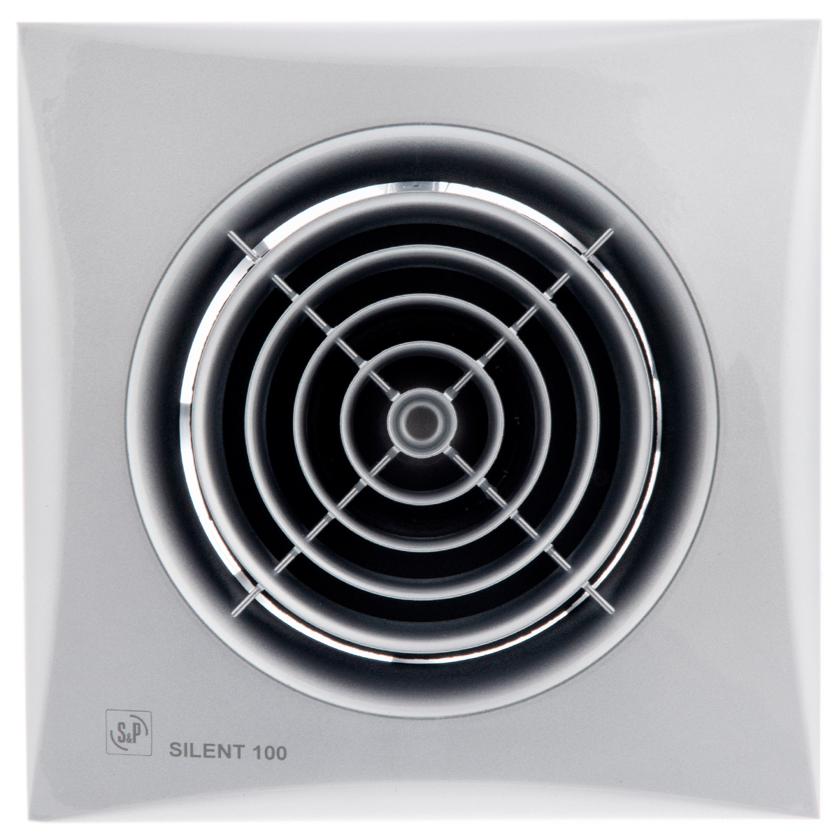 Накладной вентилятор Soler Palau SILENT-100 CZ SILVER (серебряный)