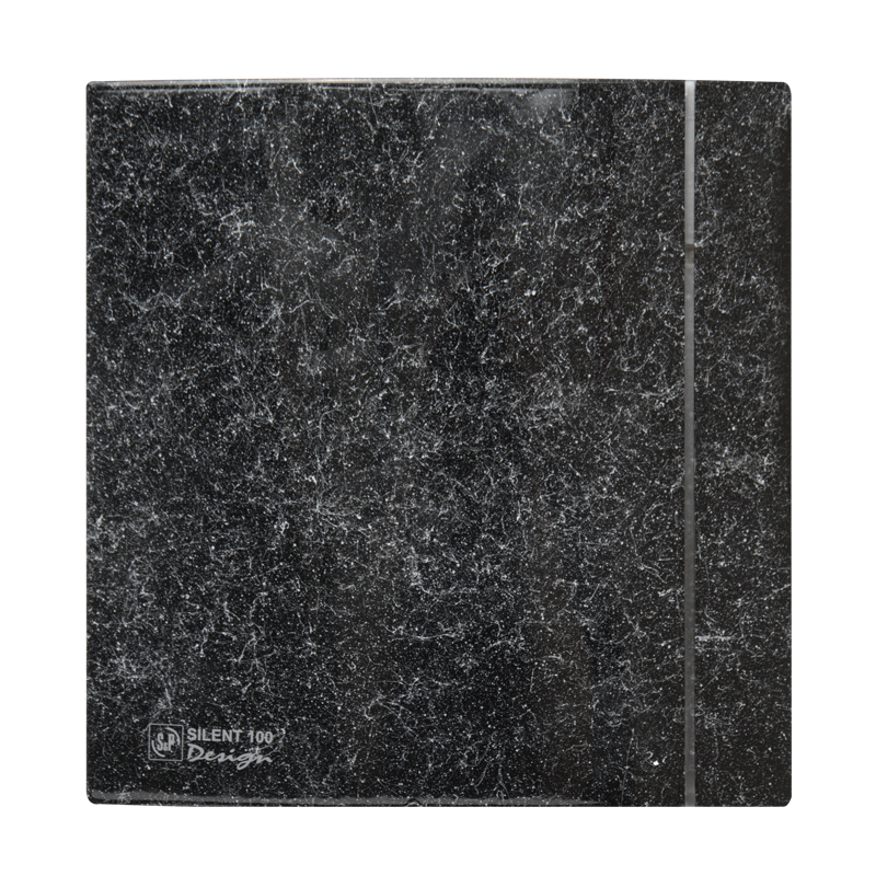 Накладной вентилятор Soler Palau SILENT-100 CZ MARBLE BLACK DESIGN 4C (черный мрамор)