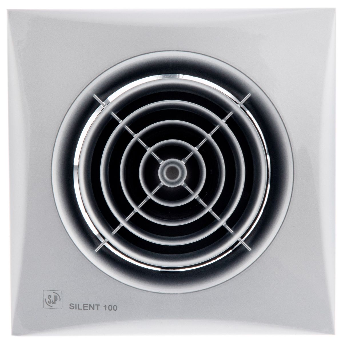 Накладной вентилятор Soler Palau SILENT-100 CZ SILVER (серебряный)