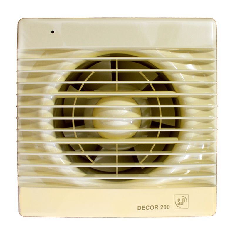 Накладной вентилятор Soler Palau DECOR-200C IVORY (слоновая  кость)