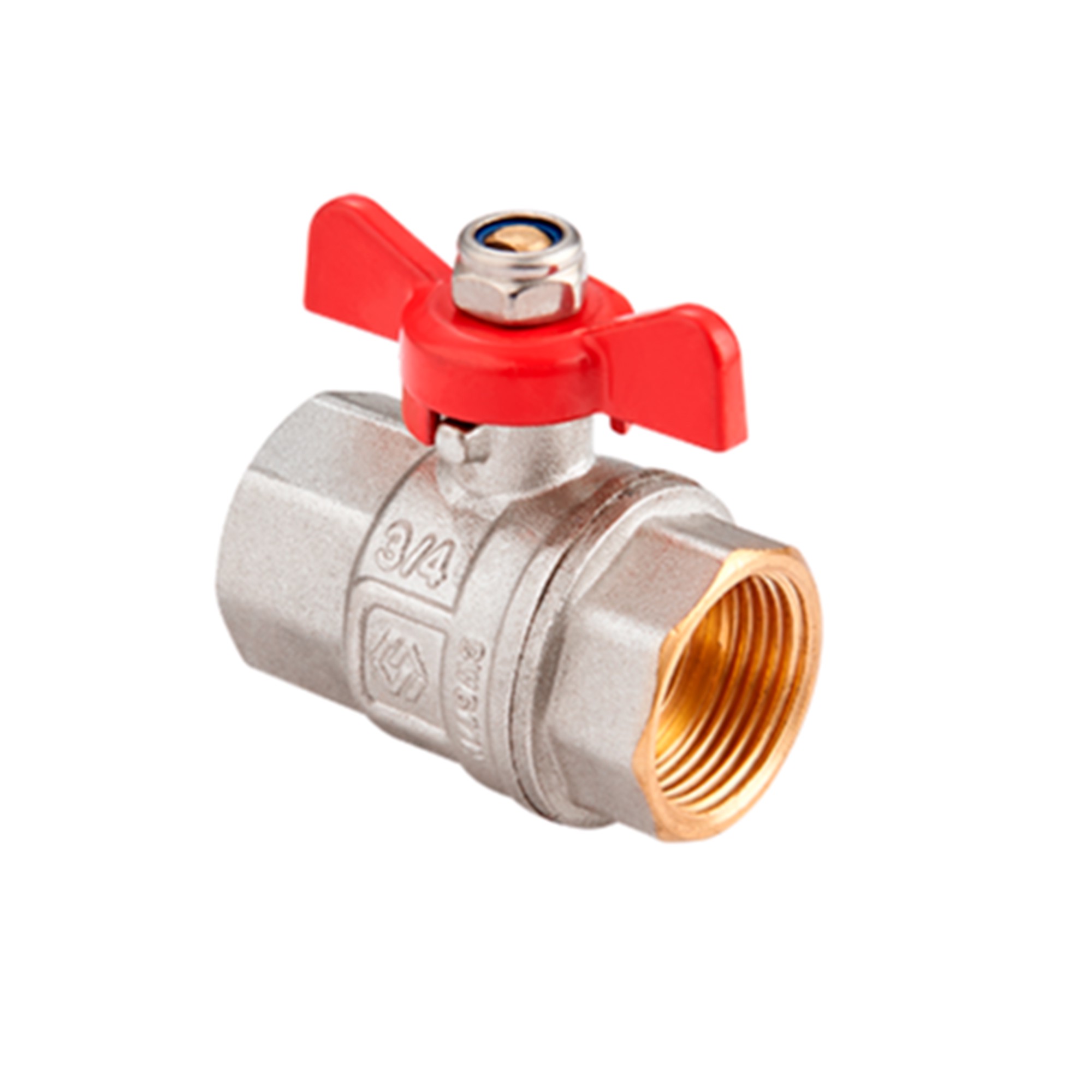 Кран шаровый полнопроходной ROYAL thermo Yorhe 3/4