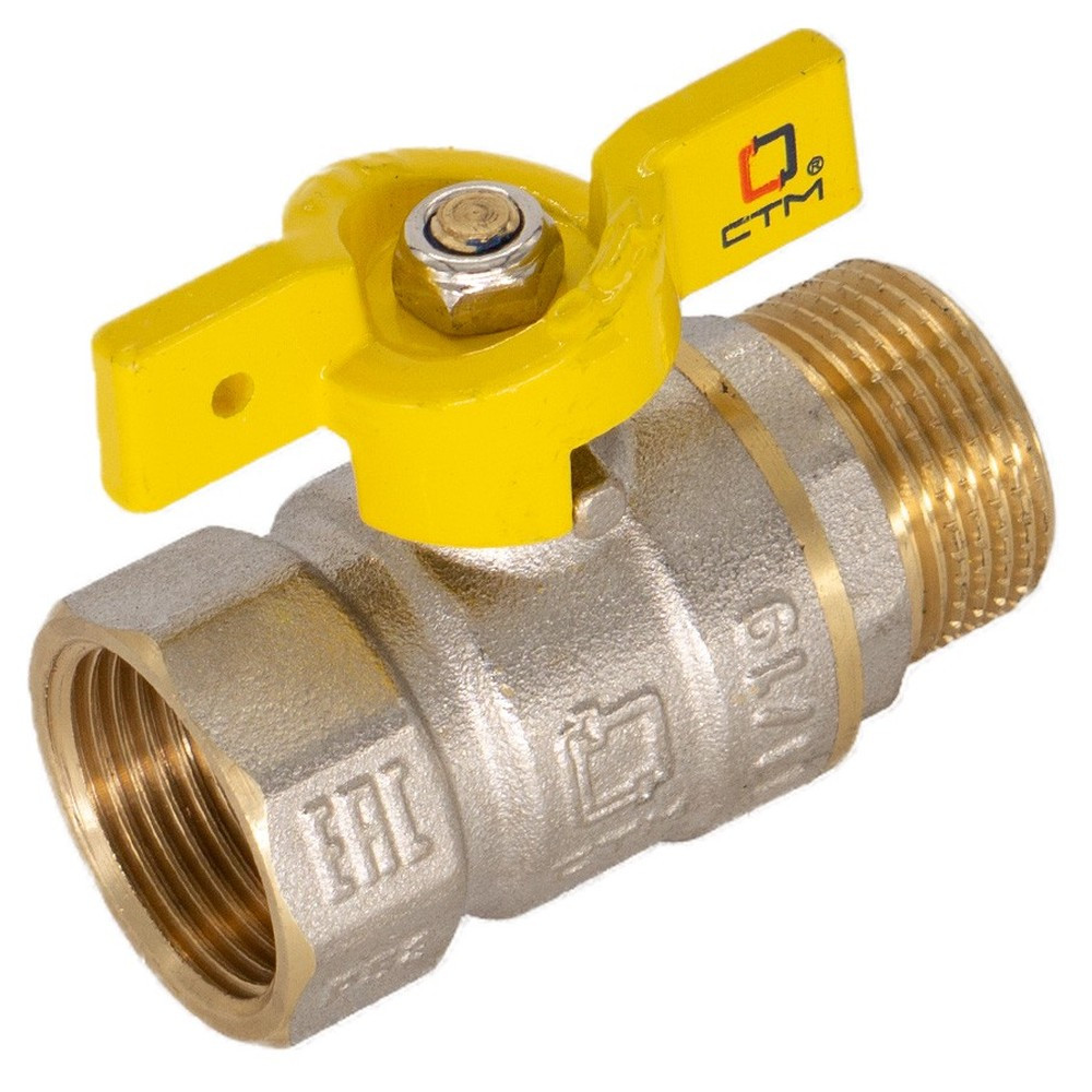 Кран шар. для газа 1/2