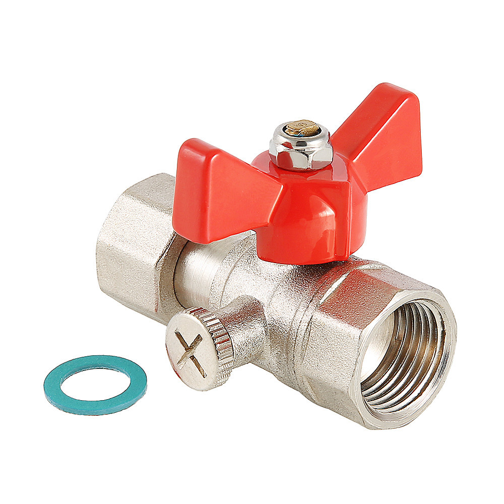 Кран шар. Valtec VT.807.N.0402 для подключения манометра ВР 1/2