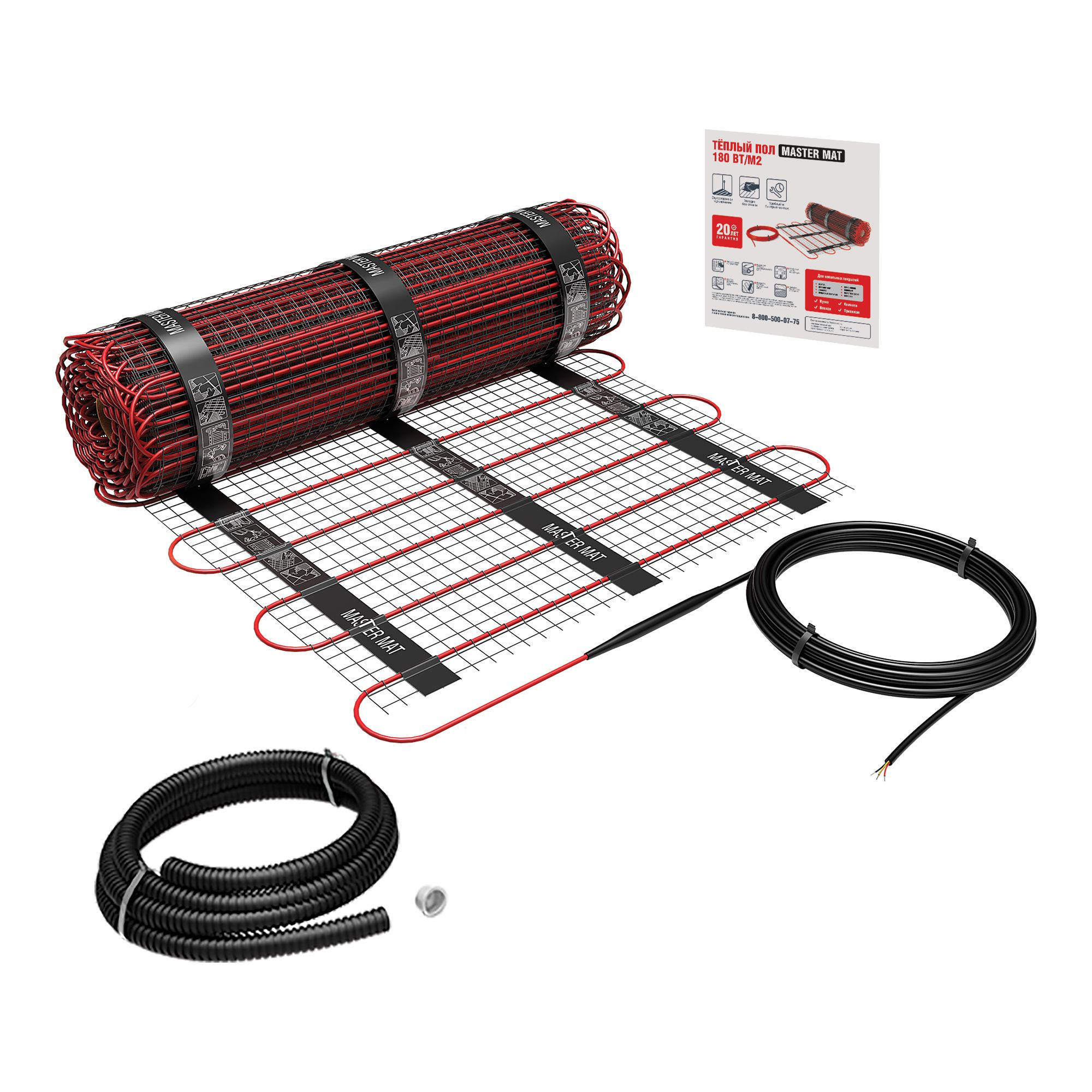 Мат AC ELECTRIC AC MM 2-180-5 (комплект теплого пола)