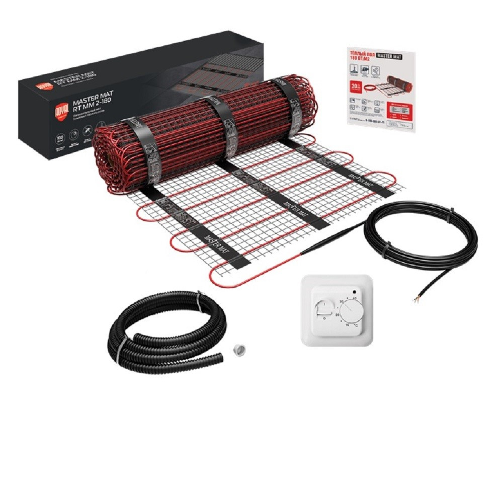 Мат Royal Thermo MM 2-180-1,5 (комплект теплого пола с терморегулятором)