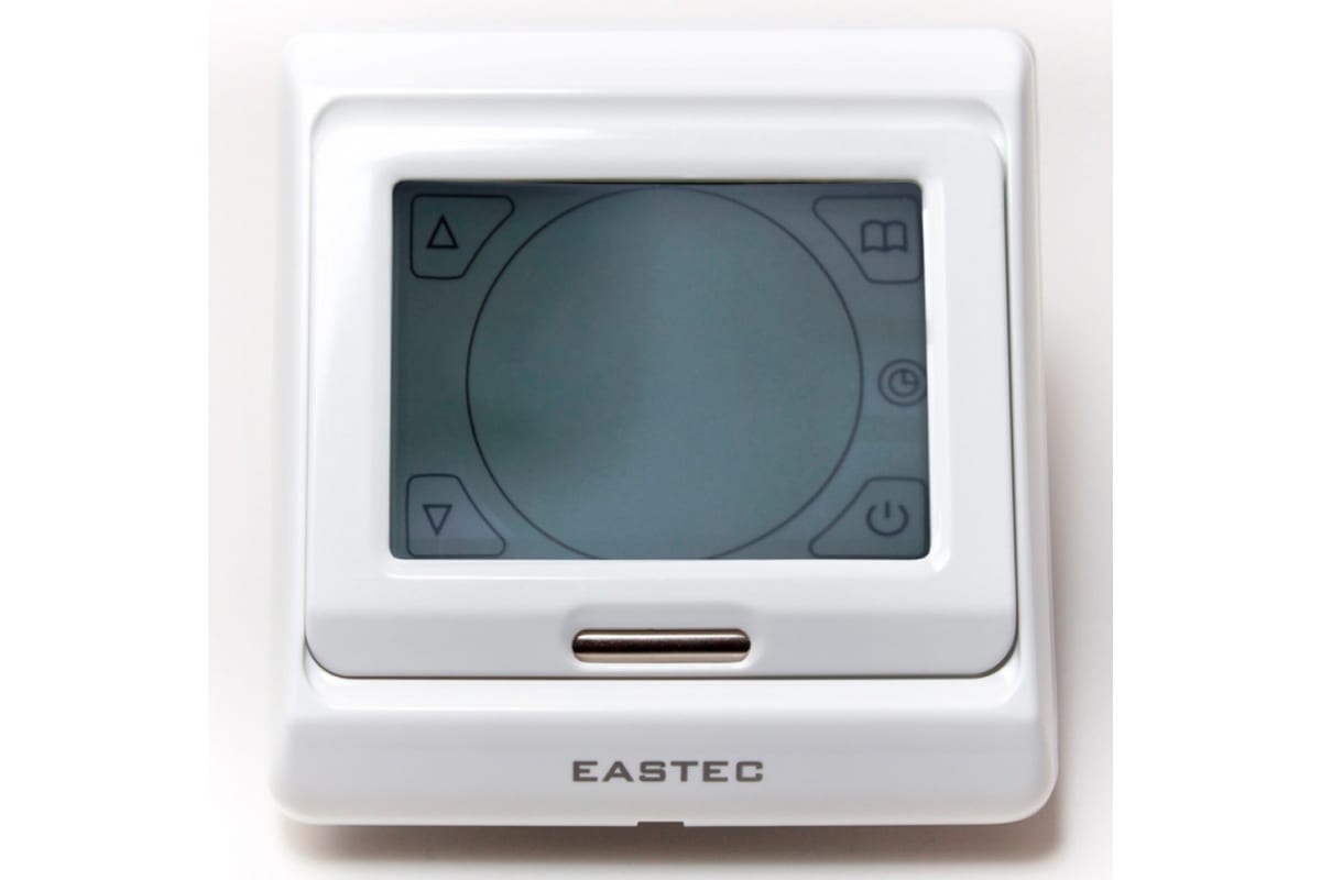 Терморегулятор встраиваемый Eastec E 91.716 white (белый) сенсорный