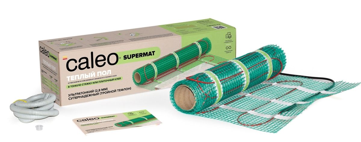Комплект теплого пола CALEO SUPERMAT 200-0,5-12,0