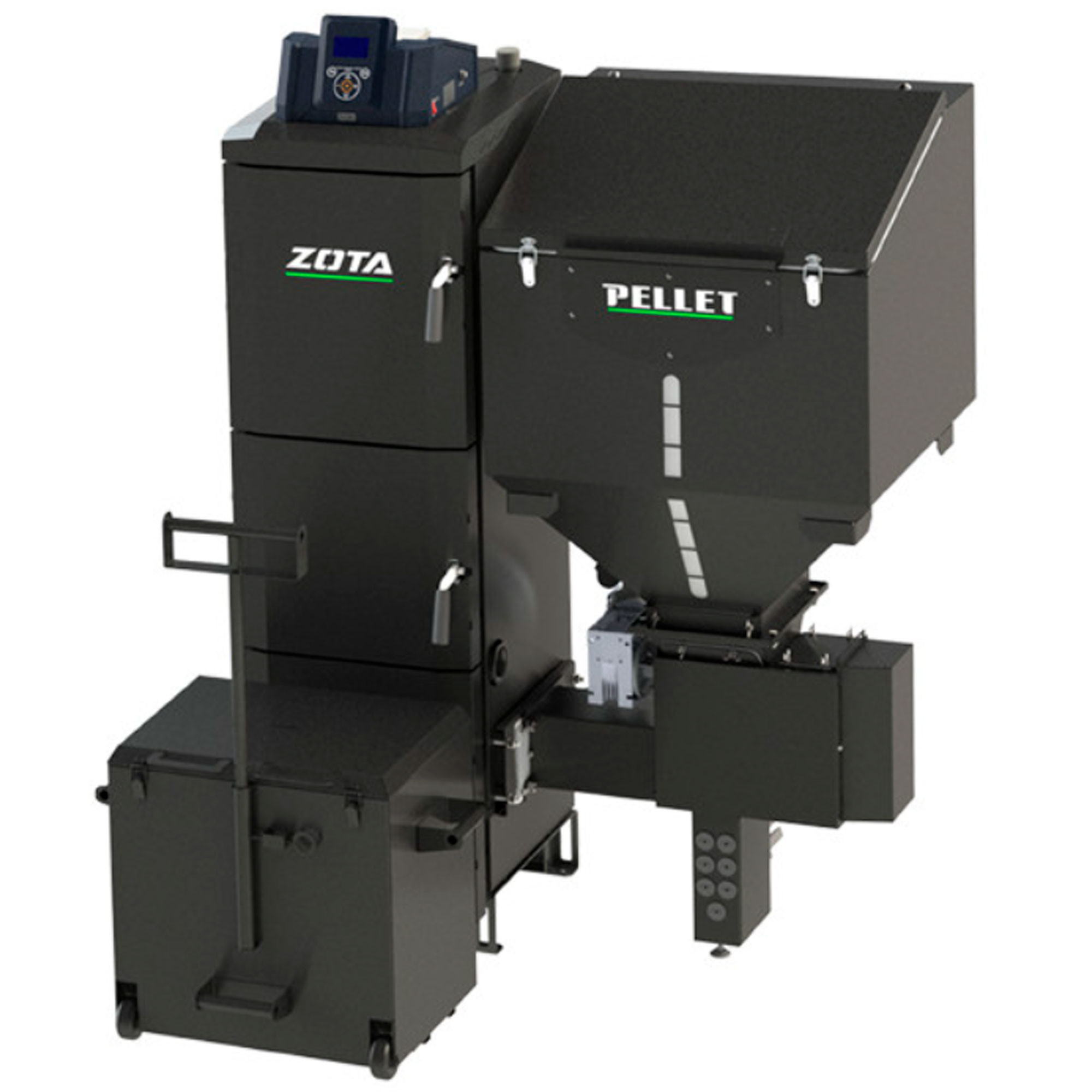Котел пеллетный ZOTA Pellet Black 16кВт 2R-300 комплект