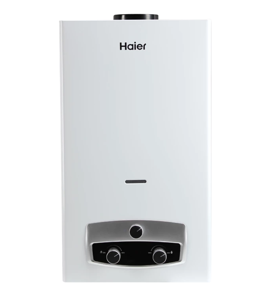 Водонагреватель газовый проточный Haier IGW 10 B GD0FP3E0WRU (белый)