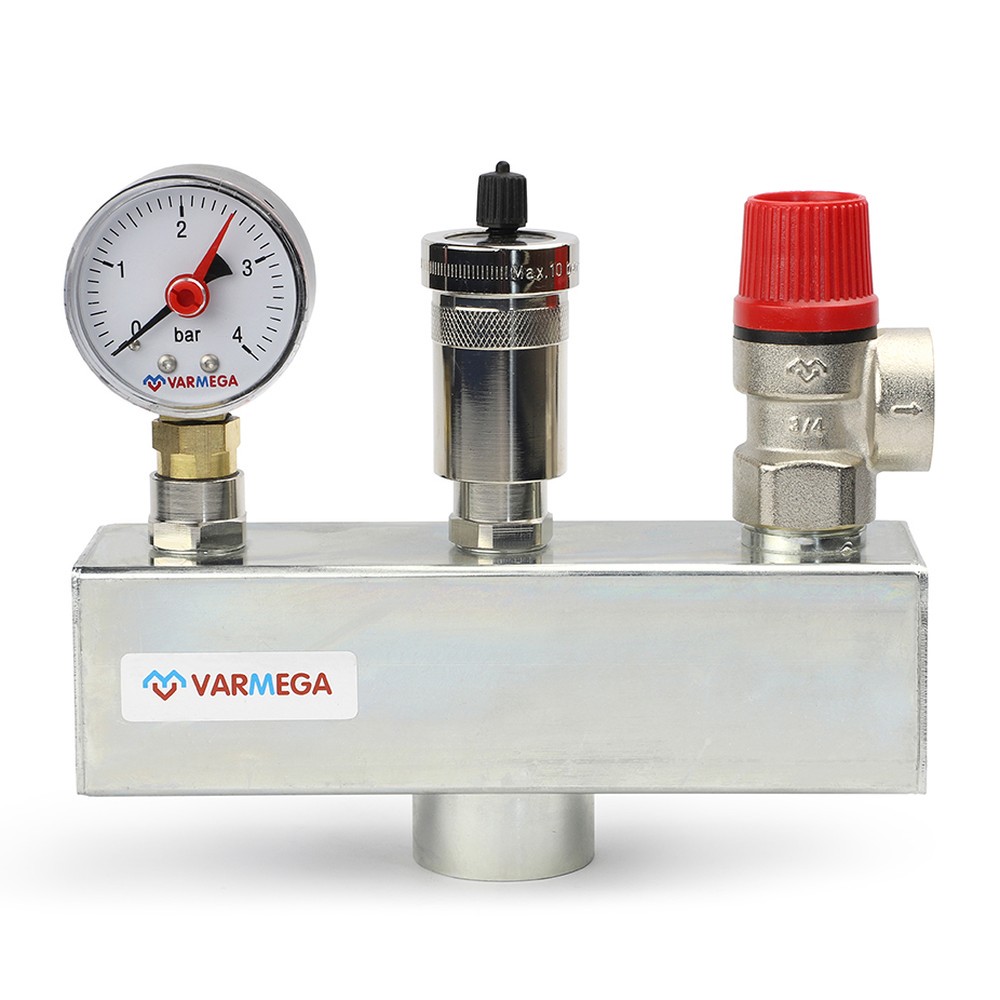 Группа безопасности котла VARMEGA VM16301 сталь, до 100 кВт 1