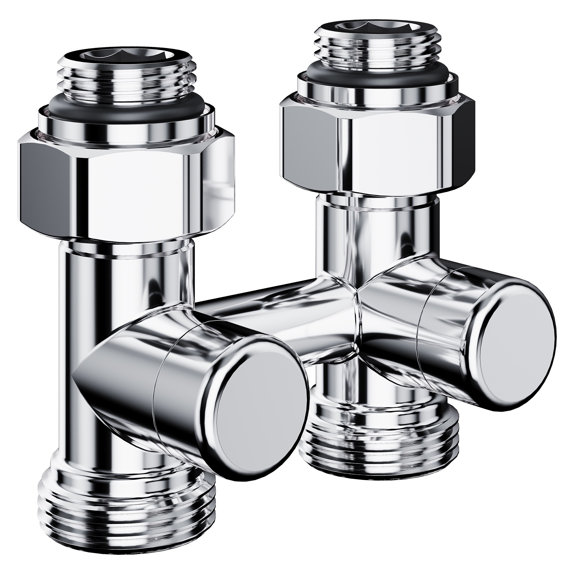 Узел нижнего подключения Royal Thermo Design прямой 1/2