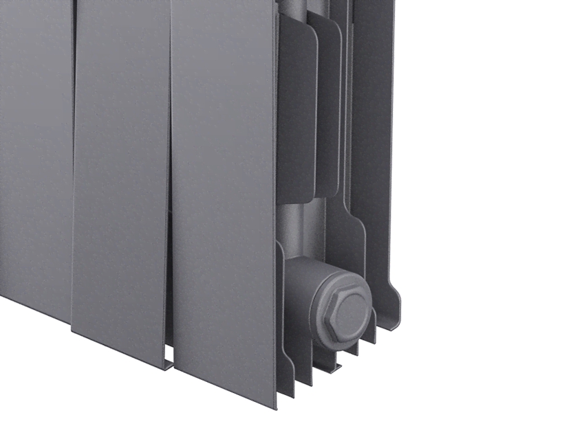 Радиатор Royal Thermo PianoForte 200 /Silver Satin - 10 секц.