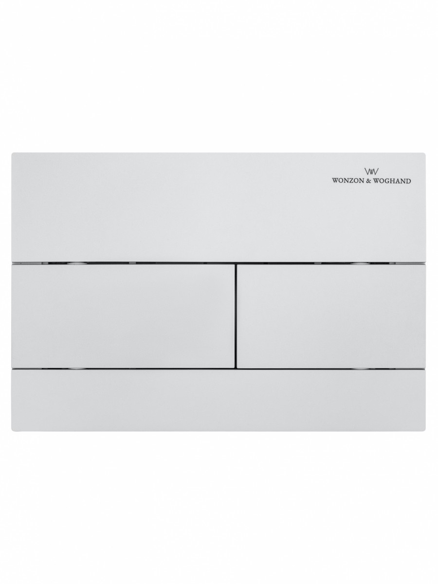 Кнопка смыва Wonzon & Woghand WW-IB235-MW (белый матовый)