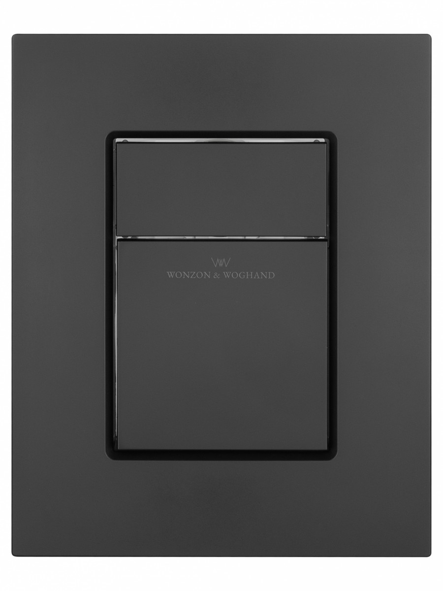 Кнопка смыва Wonzon & Woghand WW-IB256-MB (чёрный матовый)
