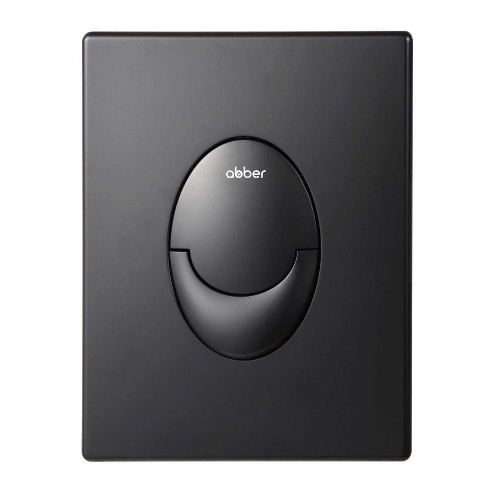 Кнопка смыва Abber AC0125MB (чёрный матовый)