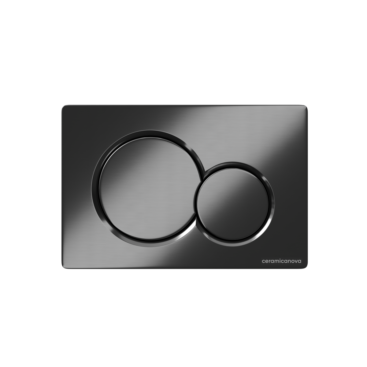Кнопка смыва Ceramica Nova Balance Sphere CN12-003GG (вороненая сталь)
