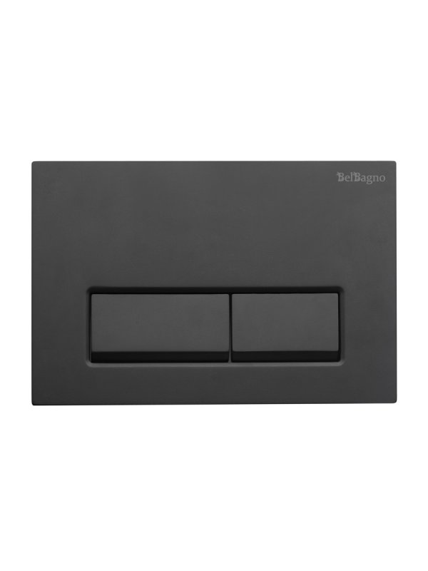 Кнопка смыва BelBagno BB-15R-NERO.M (черный матовый)