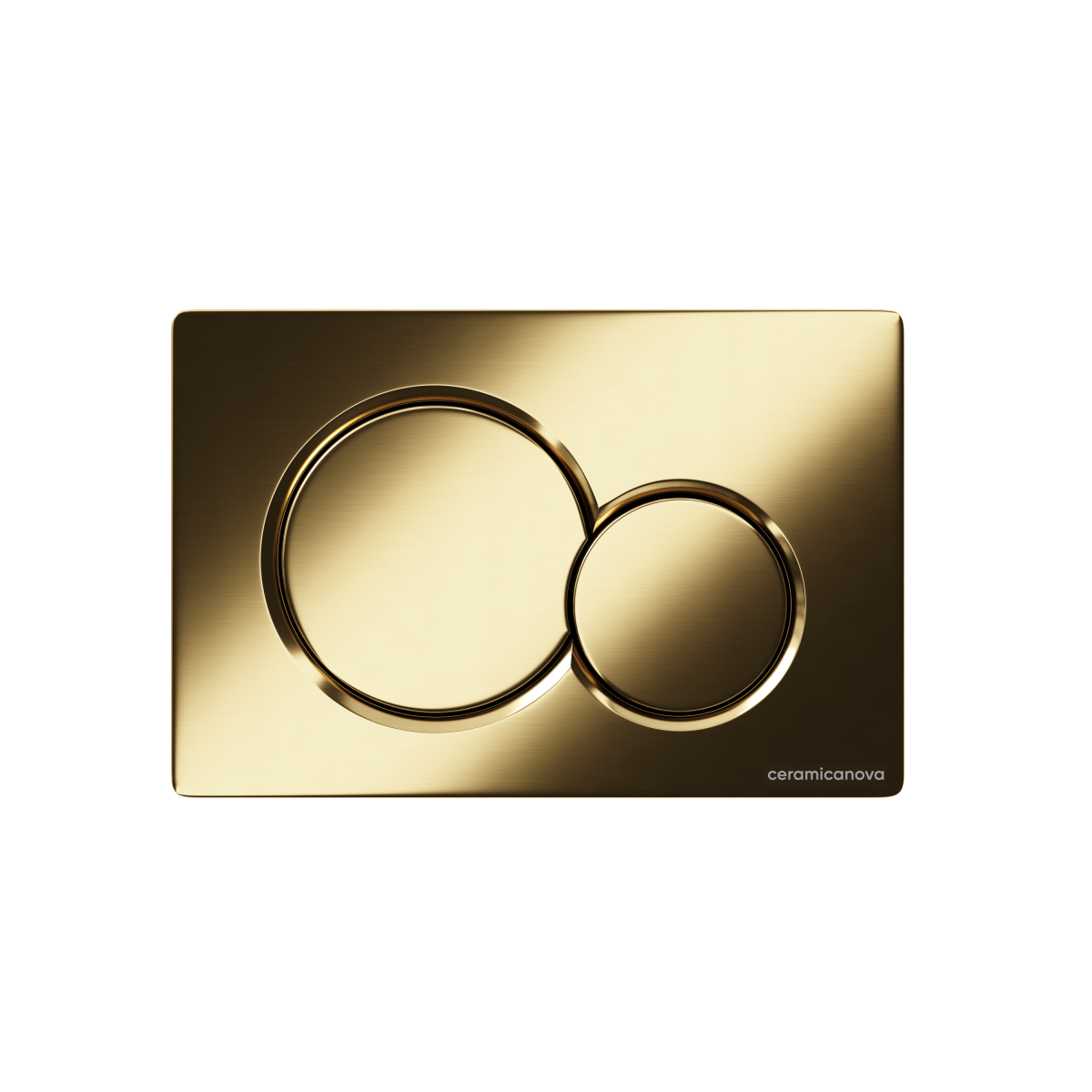 Кнопка смыва Ceramica Nova Balance Sphere CN12-003BG (золото брашированное)