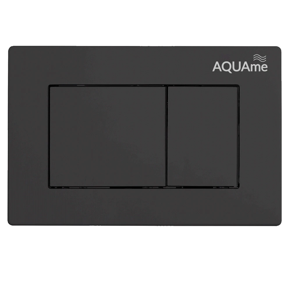 Кнопка смыва AQUAme AQM4102B (чёрный)
