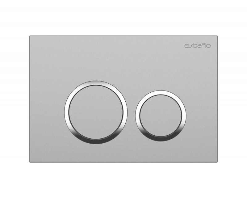 Кнопка смыва Esbano VRT-29SC ESINKRG11GM (оружейная сталь)