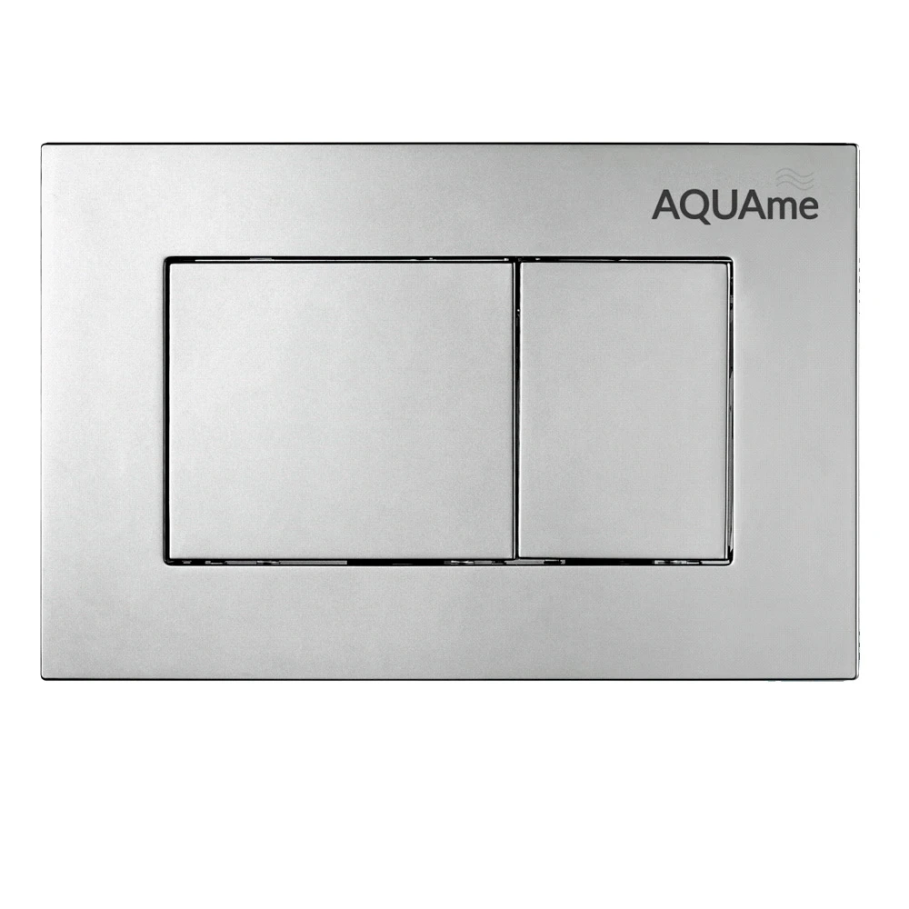 Кнопка смыва AQUAme AQM4102S (сатиновый)