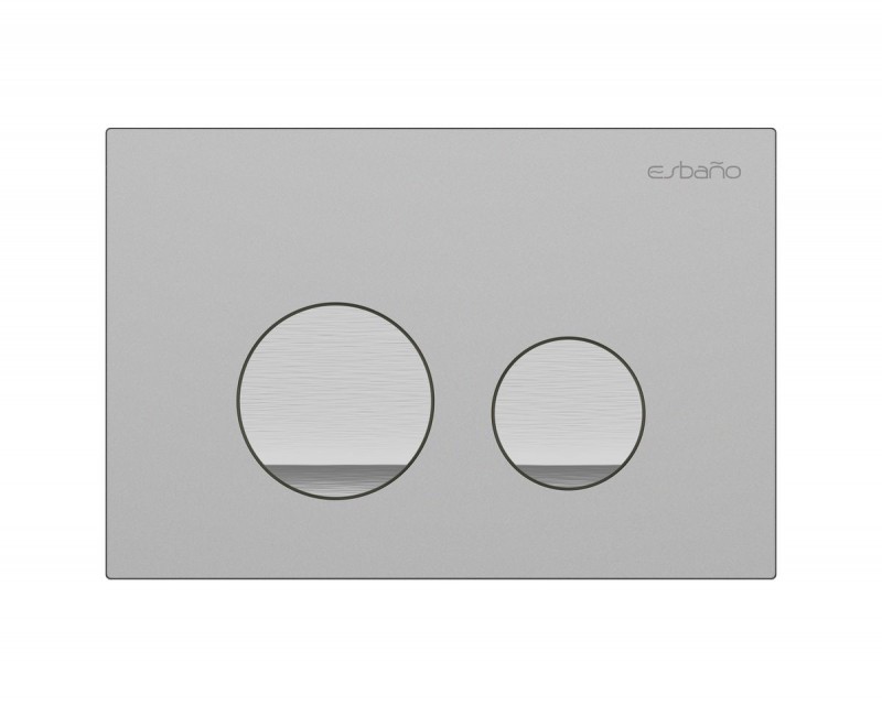 Кнопка смыва Esbano VRT-29SC ESINSLIM37GM (оружейная сталь)
