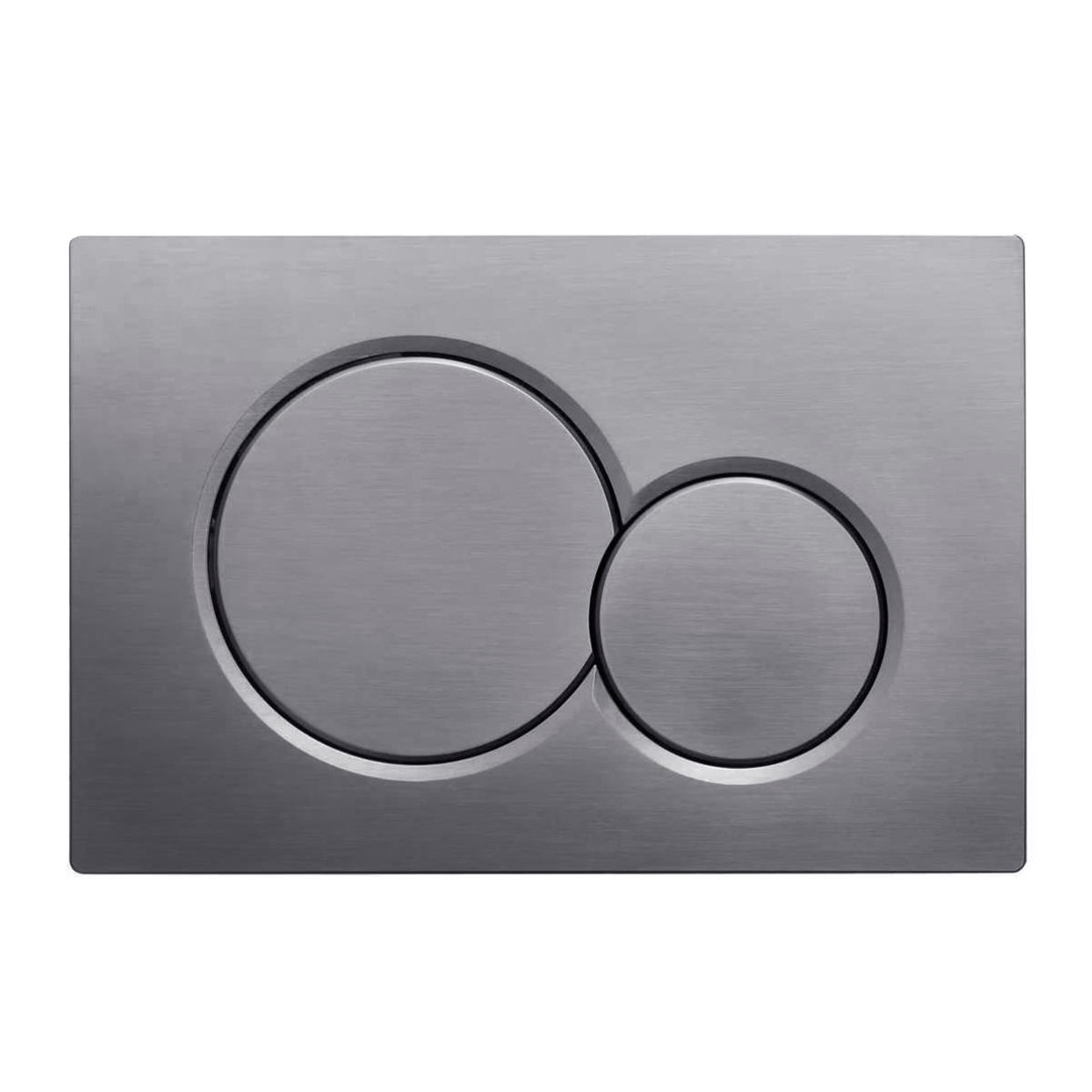 Кнопка смыва Vincea VFP-202GM (вороненая сталь)