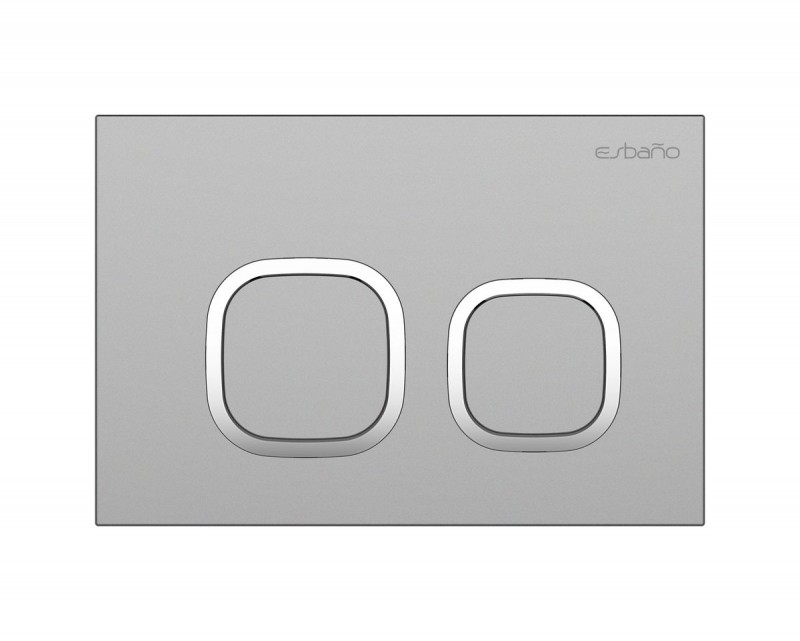 Кнопка смыва Esbano VRT-29SC ESINLPS10GM (оружейная сталь)
