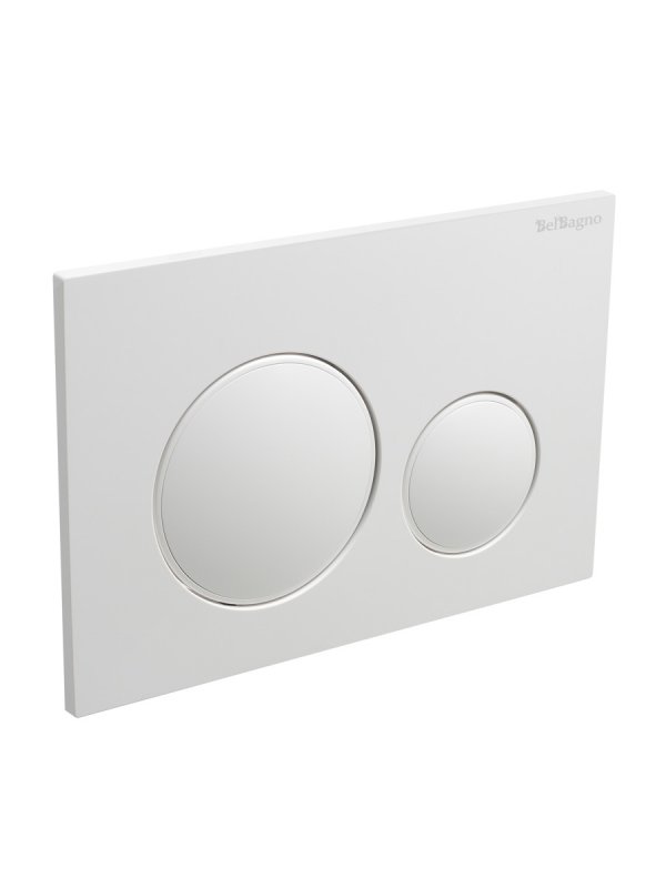 Кнопка смыва BelBagno BB-17C-BL (белый)