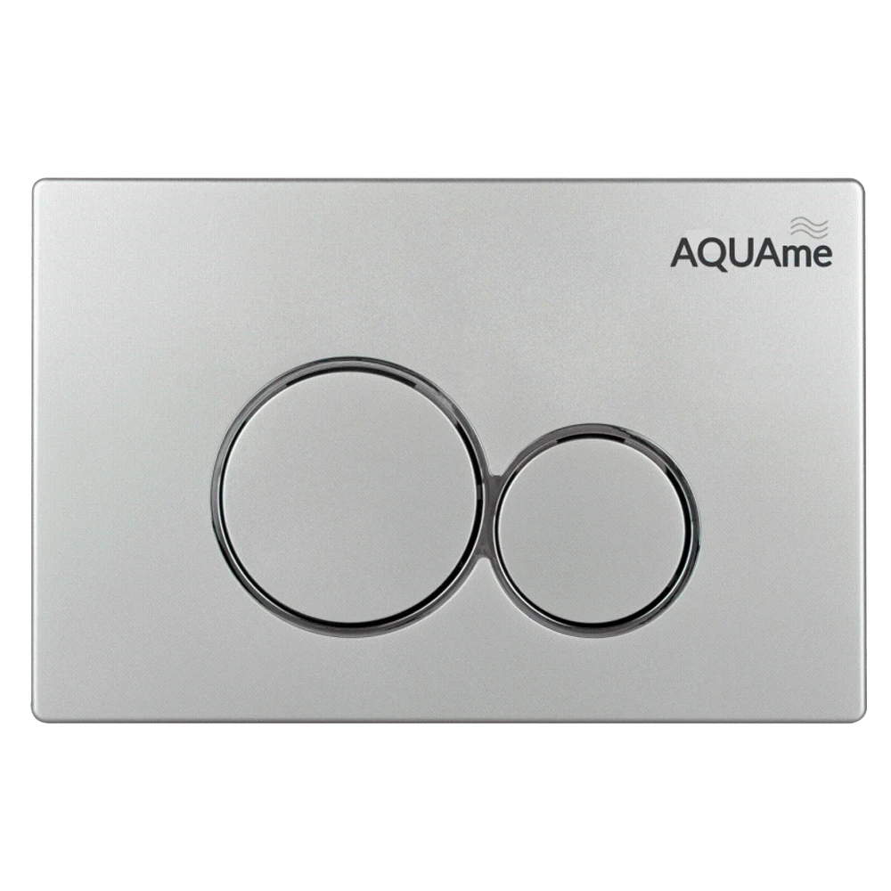 Кнопка смыва AQUAme AQM4101S (сатиновый)
