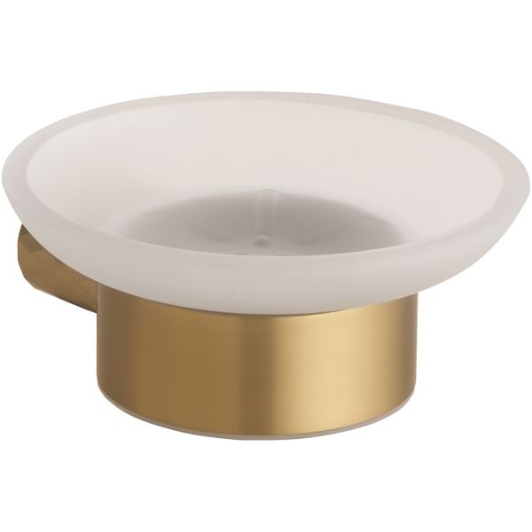 Мыльница Bemeta ZYRA 174108040 (стекло матовое/золото матовое)