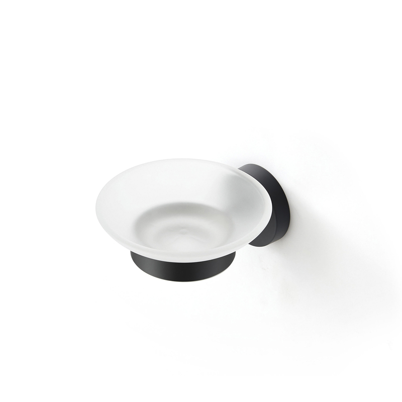 Мыльница IDDIS Sena SENSBG0i42 (черный матовый/стекло матовое)