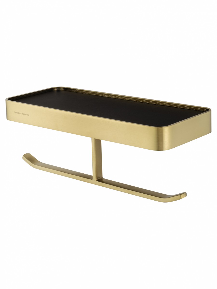 Бумагодержатель Wonzon & Woghand LOTTE WW-8356A-BG (брашированное золото)