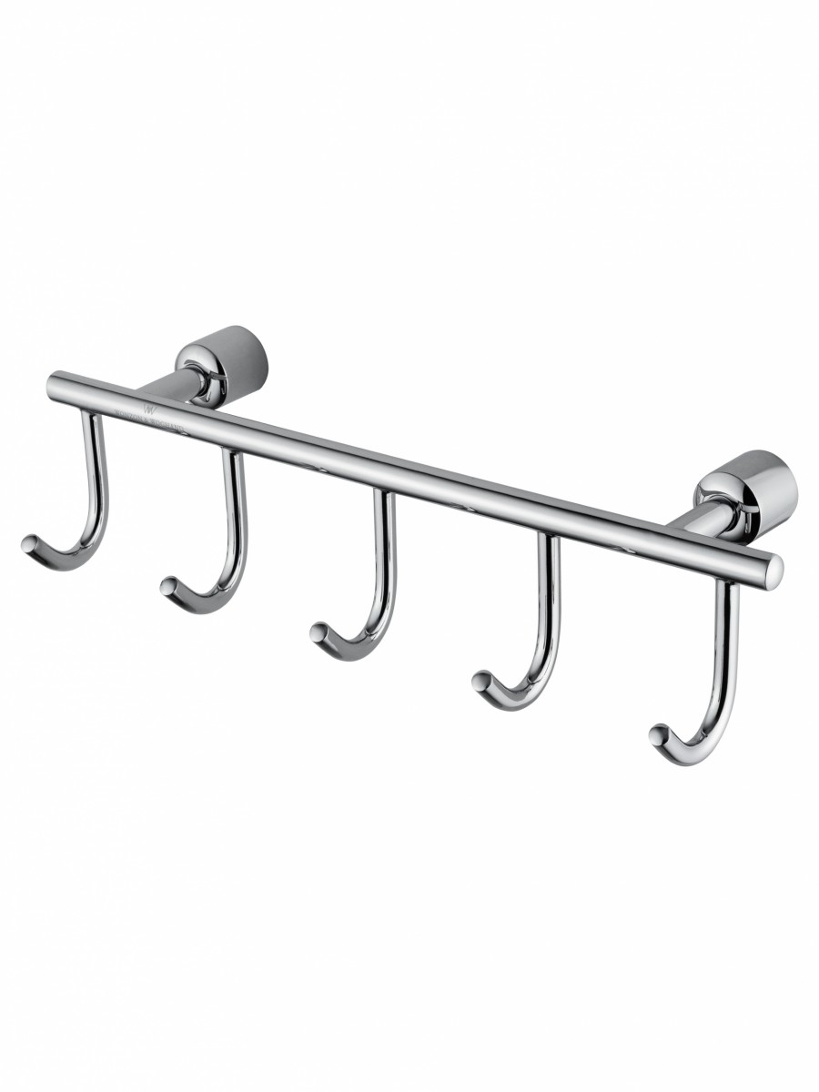 Вешалка для полотенец Wonzon & Woghand WW-9382-5 (хром)