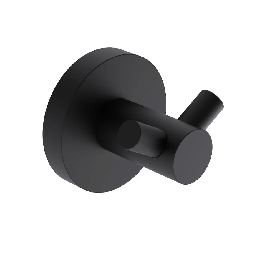 Крючок двойной AQUAme Trento AQM7202MB (черный матовый)