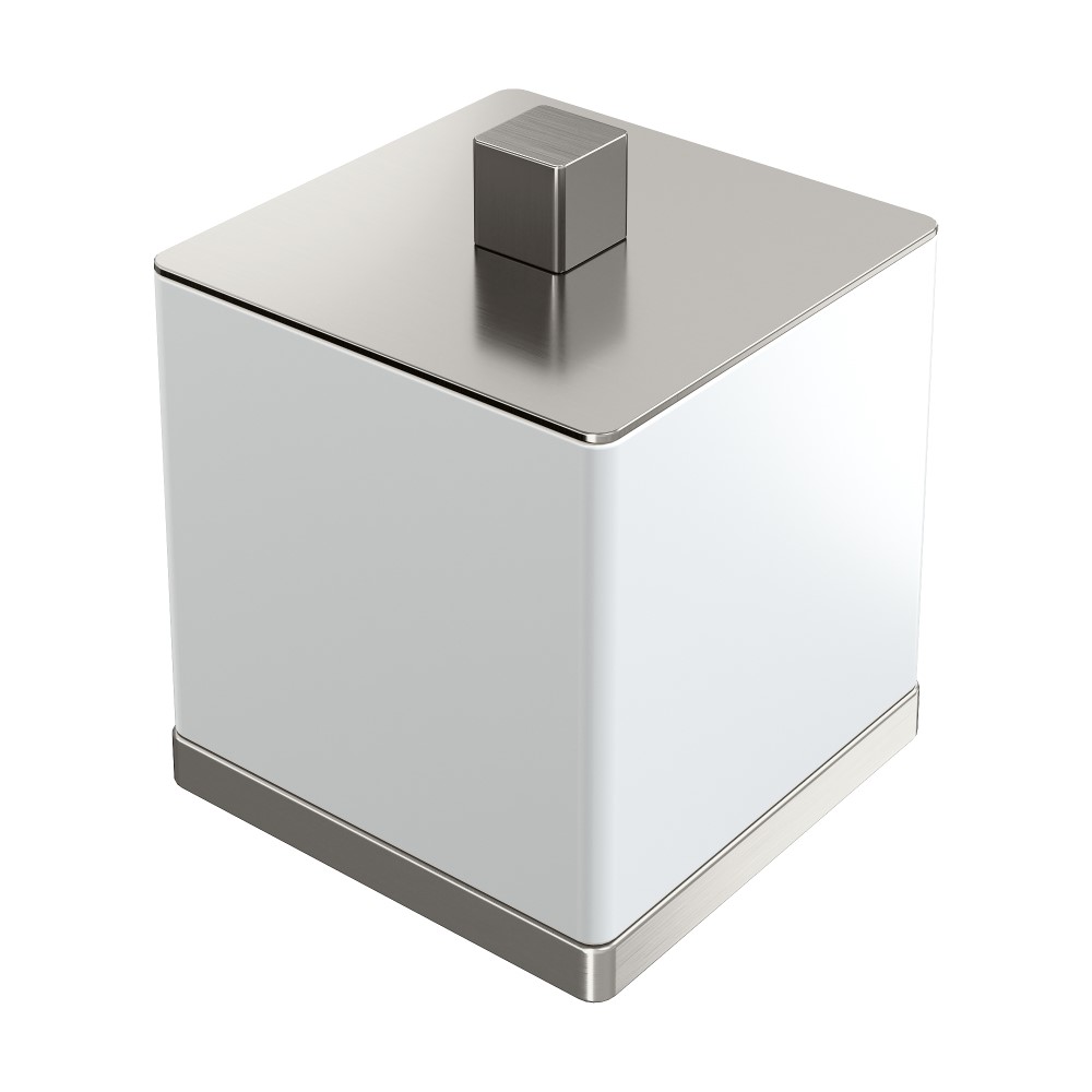 Стакан для ванной комнаты Boheme Qubic 10964-NB (никель)