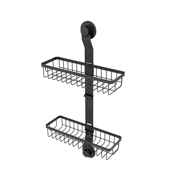 Полка для ванной комнаты Milardo Easy EAS0WS2M44 332*107 мм (чёрный матовый)