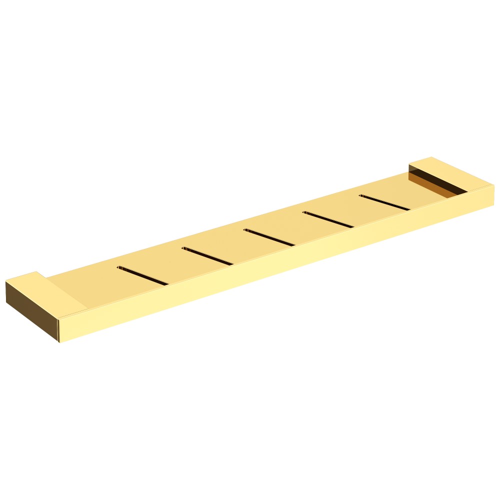 Полка для ванной комнаты Boheme Qubic 10736-G (золото)