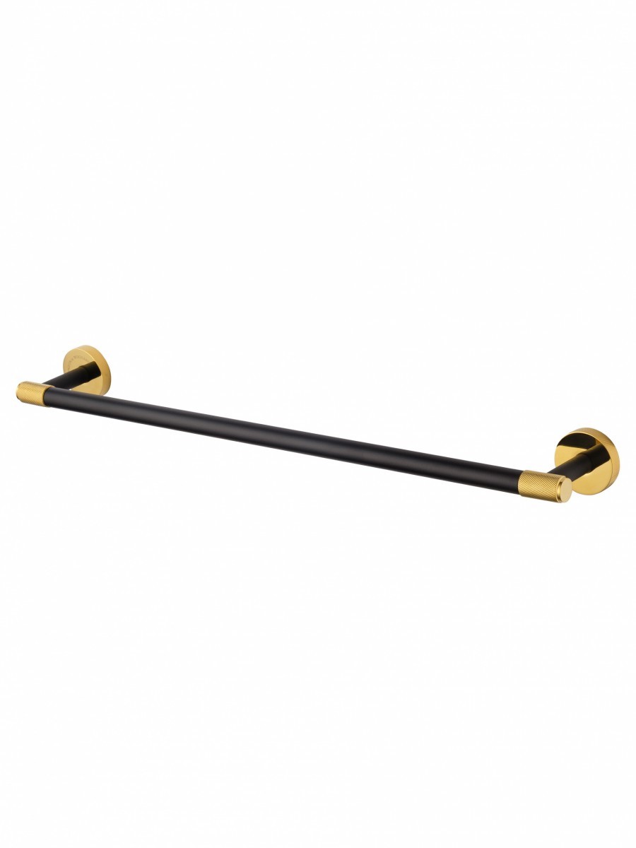 Полотенцедержатель Wonzon & Woghand MAJESTIC WW-9212 (чёрный/золото)