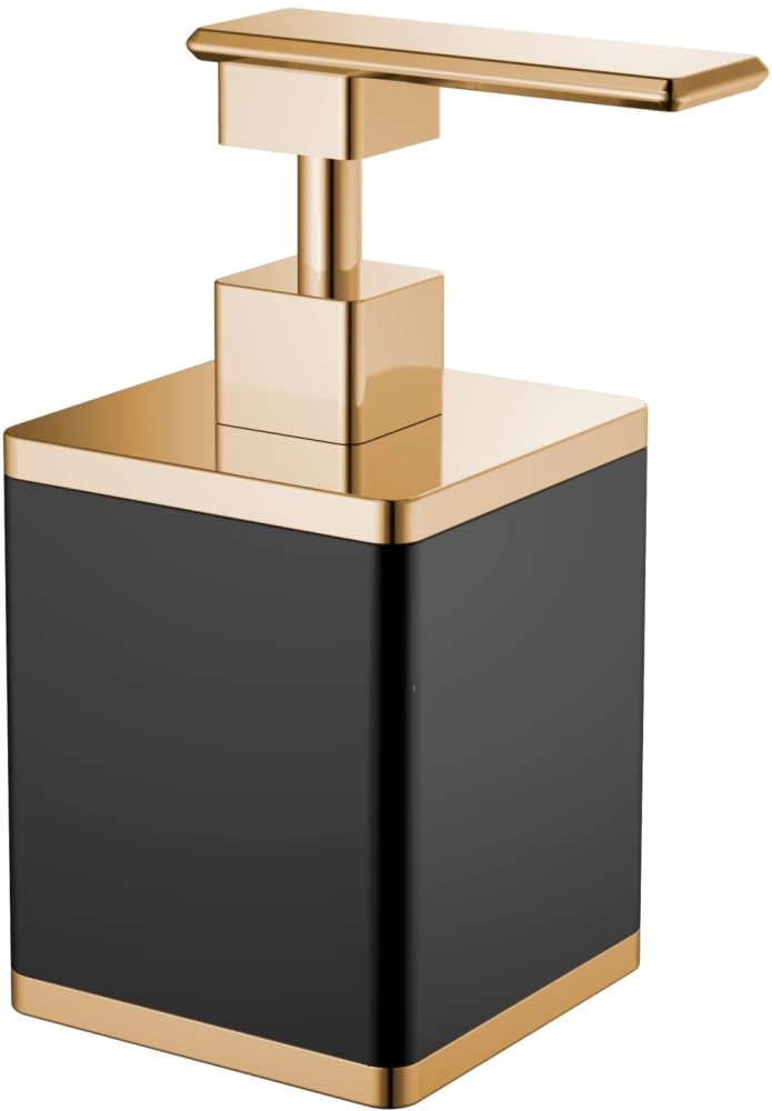 Дозатор Boheme 10969-B-G (чёрный/золото)