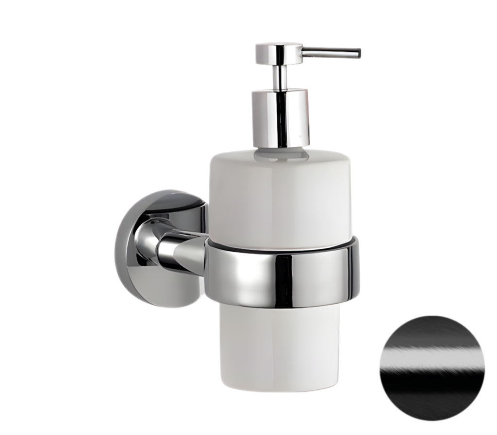 Дозатор Remer Guest GS13CFP (черный брашированный/белый)