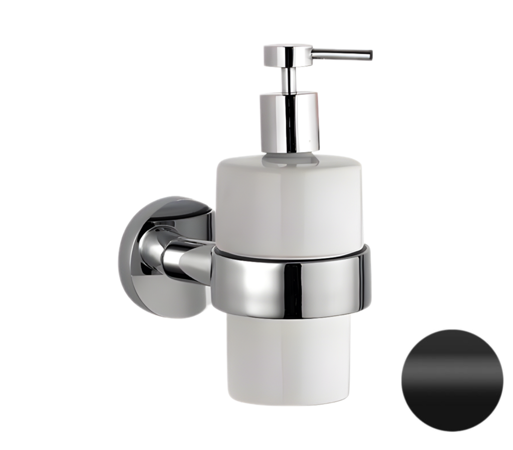 Дозатор Remer Guest GS13NO (черный матовый/белый)