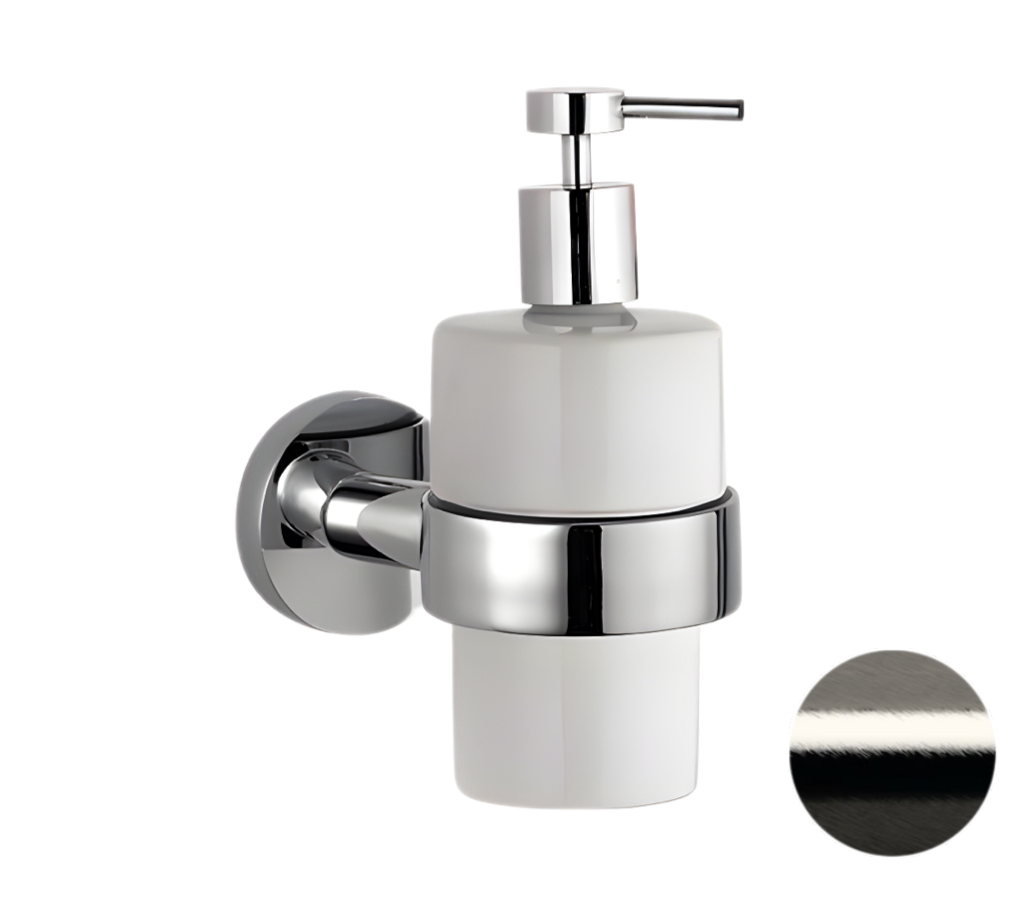 Дозатор Remer Guest GS13NP (никель брашированный/белый)