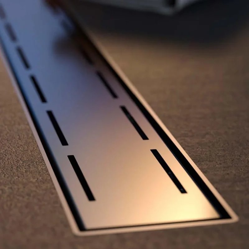 Душевой трап Veconi Line V650L 650 мм (хром матовый)