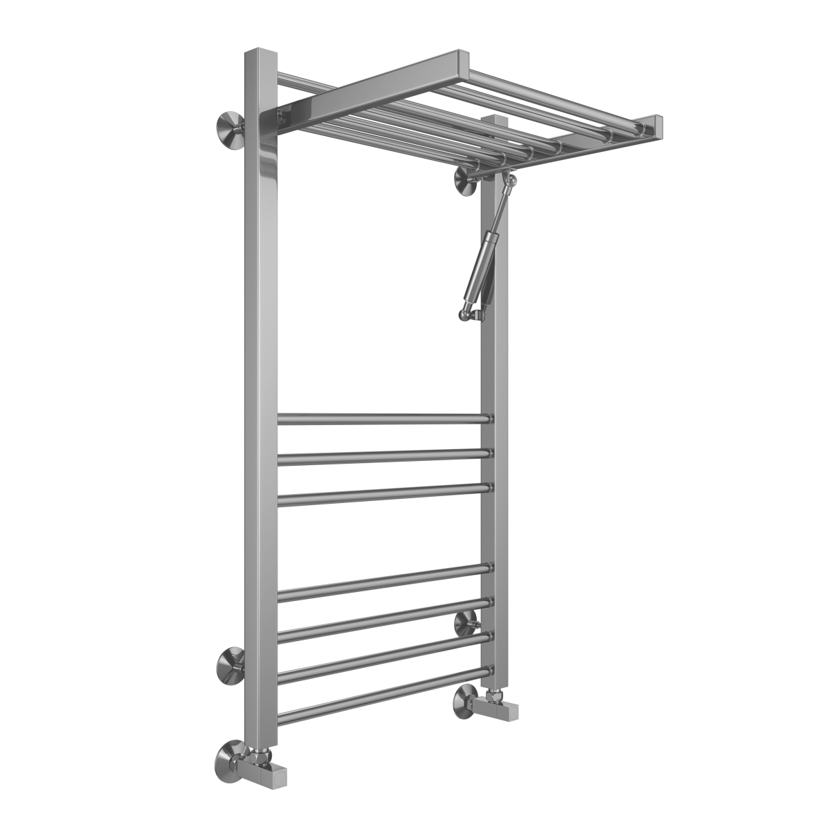 Водяной полотенцесушитель Terminus Валенсия П14 500*1000 (хром) с полкой