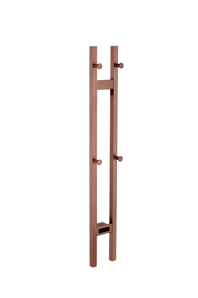 Электрический полотенцесушитель Boheme Duo 728-CB 170*1200 мм (медь брашированная)