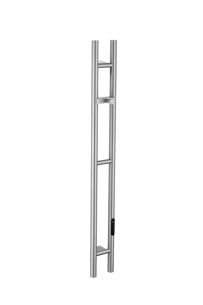Электрический полотенцесушитель Boheme Duo 729-NB 144*1200 мм (никель брашированный)