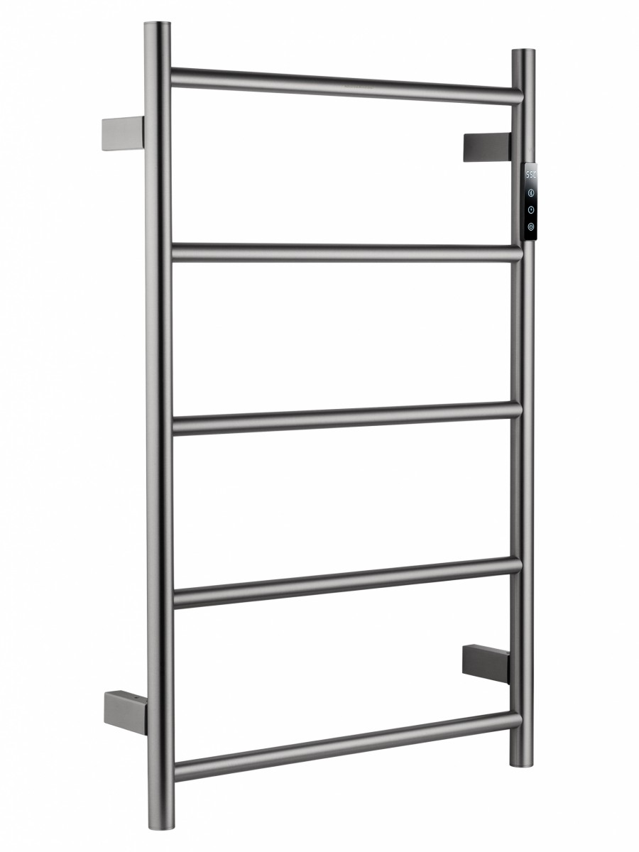 Электрический полотенцесушитель Wonzon&Woghand Bonn WW-AL405-BR 738*475 мм (брашированный никель)