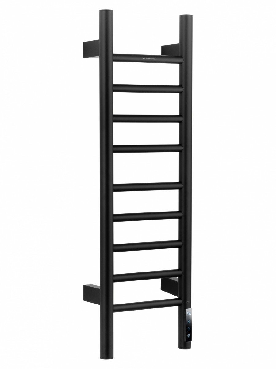 Электрический полотенцесушитель Wonzon&Woghand Bonn WW-AL4092-MB 800*250 мм (чёрный матовый)